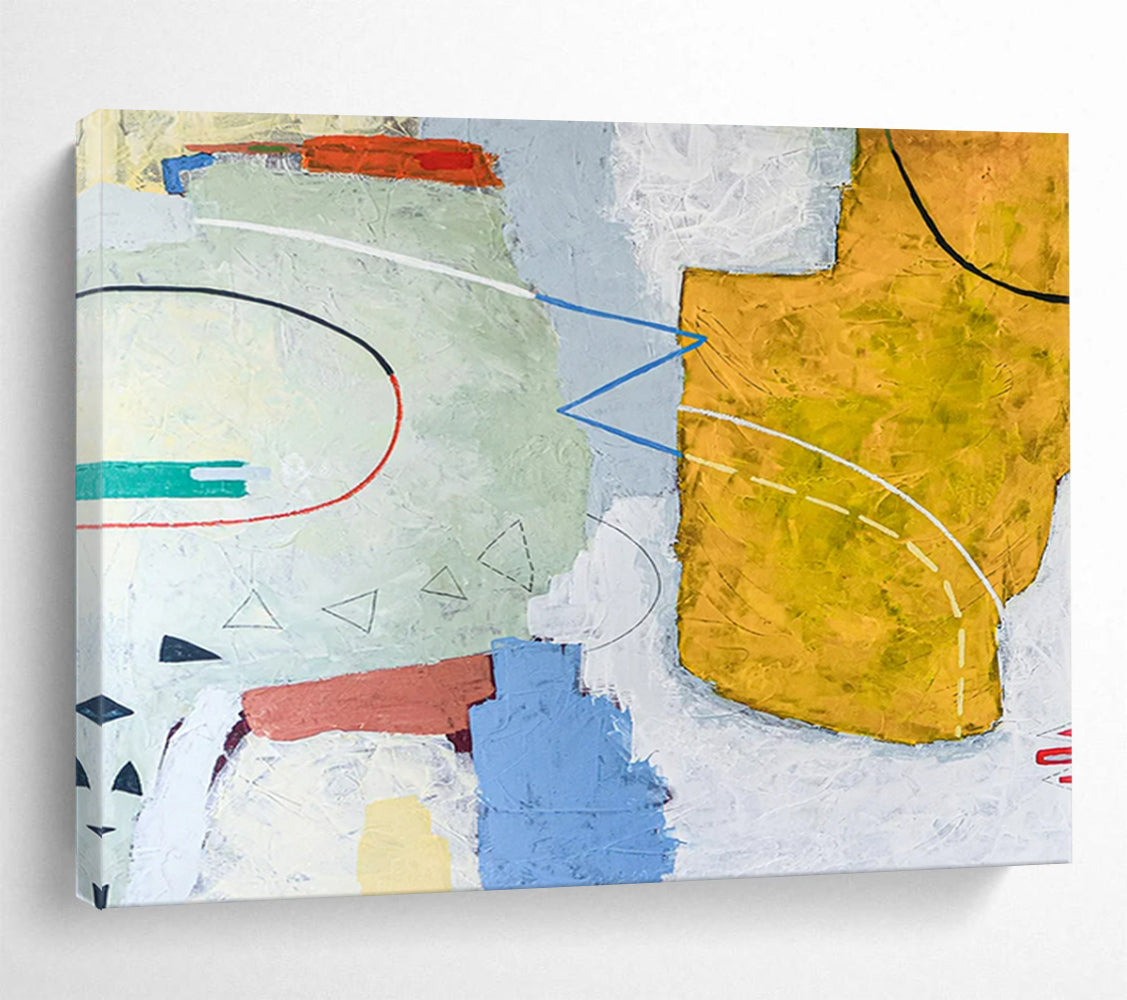 Magnificent Resplendent Grand - Sized Abstract Painting for Entryway & Hotel LargeART1809