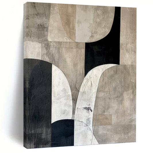 Refined Hand - Painted Textured Abstract for Hotel & Dining Room DKH1320