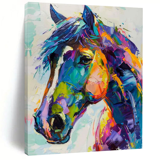 Aurora Reverie: Colossal Hand - Painted Custom Abstract Gem for Living Room and Office DTP086