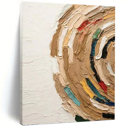 Breathtaking Hand - Crafted Textured Canvas Art for Hotel Lobby & Living Room DKH1118