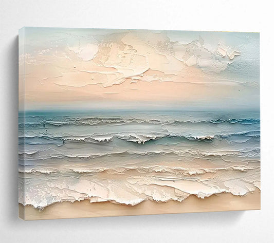 Vast - Scale Original Hand - Painted Textured Abstract Canvas for Impactful Design DKH795