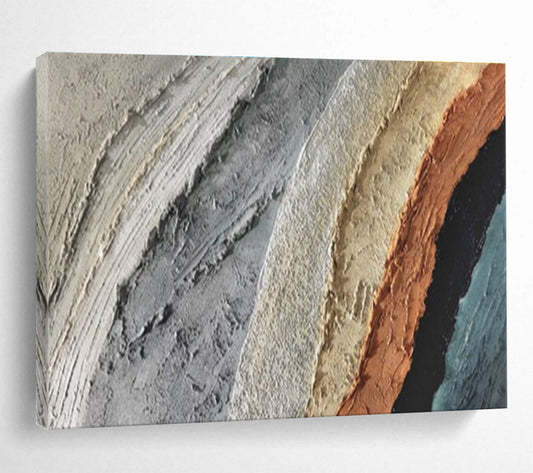 Colossal Hand - Painted Textured Abstract Wall Mural for Office & Living Room DKH619
