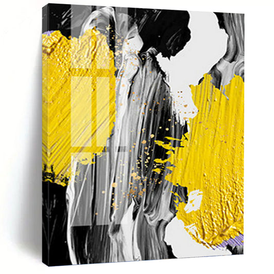 Vast - Expansive Vertical Hand - Painted Textured Custom Abstract Artifact, for Decorating Bedroom and Office DKH1526