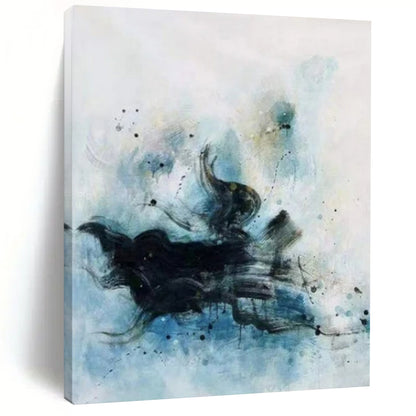 Enormous-Scale Hand-Painted Abstract Wall Installations for Bedroom & Hotel LargeART2305