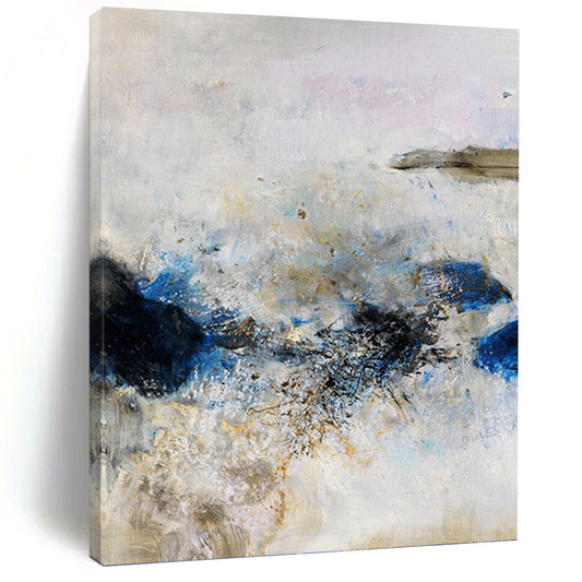 Immense - Proportioned Vertical Hand - Painted Custom Textured Abstract Masterpiece, Ideal for Living Room and Bar DKH1521