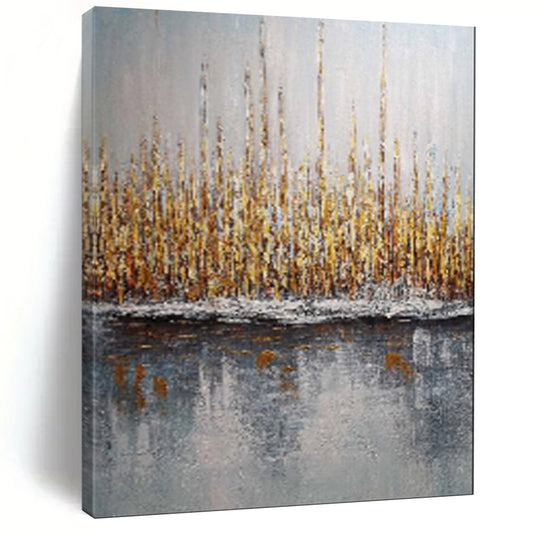 Large-Scale Textured Abstract Wall Art for Bar & Entertainment Room LargeART2103