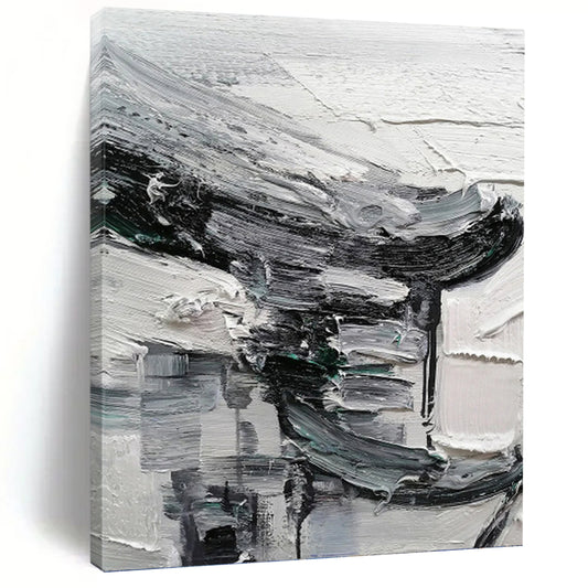 Sumptuous Hand - Painted Textured Abstract Mural for Bar & Hotel DKH1297