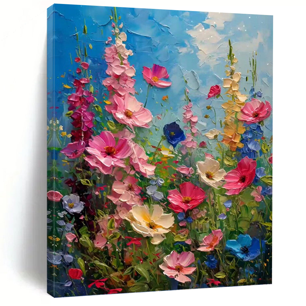 Extended - Reach Vertical Hand - Painted Textured Custom Abstract Epic for Office and Bar DKH1594