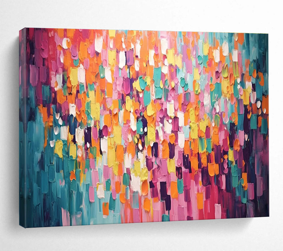 Alluring Original Immense Textured Hand - Applied Abstract Wall Mural for Captivating Spaces DKH868