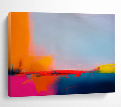 Striking Vast Abstract Painting for Hallway & Bar LargeART1684