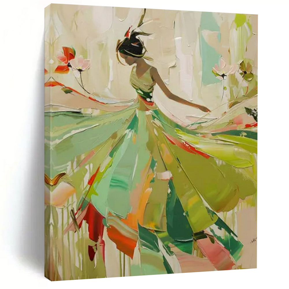 Immense Hand-Painted Abstract Wall Art for Living Room & Foyer Entry LargeART2238