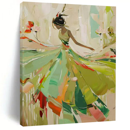 Immense Hand-Painted Abstract Wall Art for Living Room & Foyer Entry LargeART2238