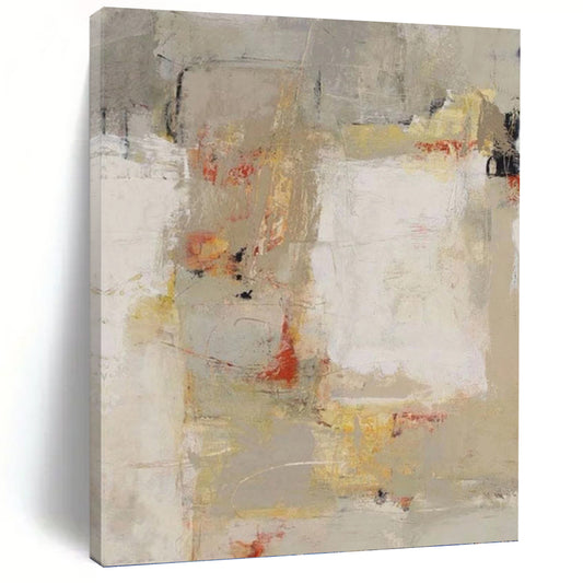 Extra - Large Hand - Painted Custom Abstract Canvas (with Individualistic Textures), Suitable for Bedroom and Hallway DKH1450