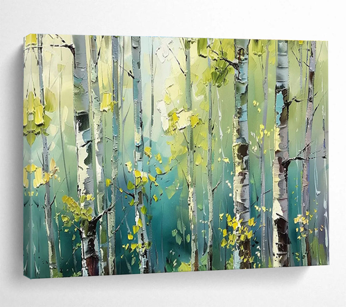 Massive Textured Hand - Painted Abstract Wall Mural for Decor Enhancement DKH670
