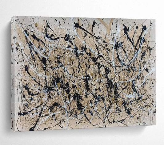Energetic Giant Abstract Mural for Living Room & Office LargeART1588