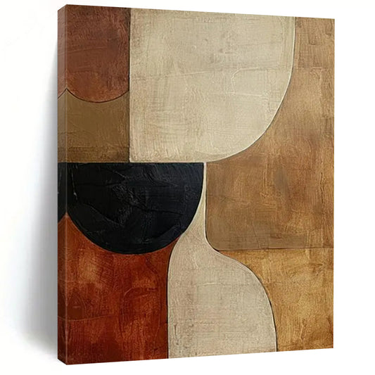 Expansive-Scale Hand-Painted Abstract Wall Art for Bedroom & Dining Room LargeART2365