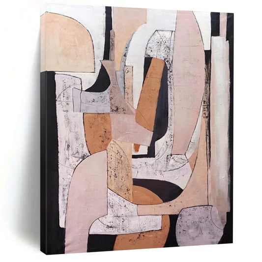 Handmade Large Abstract Paintings: Textured Wonders for Hallway & Entryway DTP252
