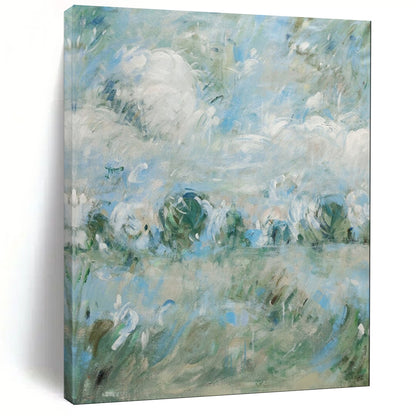 Mystical & Enigmatic Hand-Painted Custom Abstract Painting for Bedroom & Hotel LargeART1982