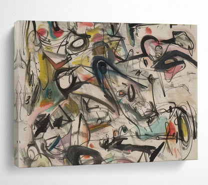 Oversized Abstract Wall Art for Office & Dining Room DKH144