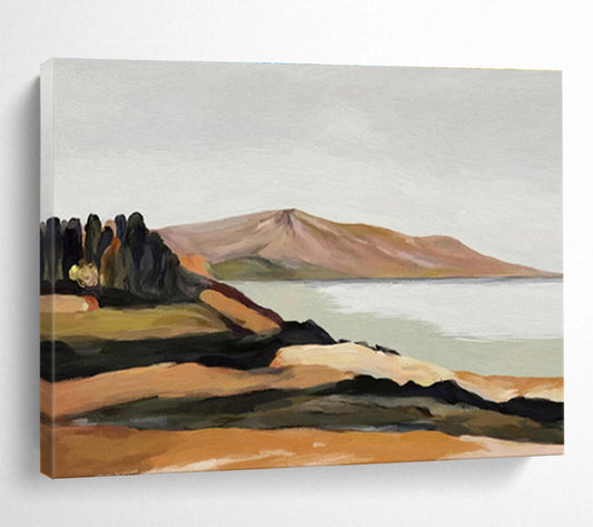 Large - Sized Hand - Painted Textured Abstract Painting for Space Accentuation DKH729