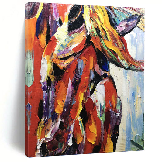 Luxurious Hand - Painted Textured Abstract Art for Hotel & Entryway DKH1272