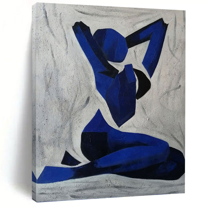 Tall - Formed Vertical Hand - Painted Textured Custom Abstract Ballad for Hotel and Dining Room DKH1568