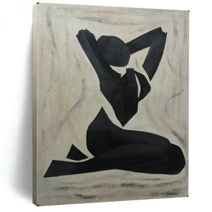Hand-Painted Textured Abstract Mural for Bar & Hotel LargeART2164