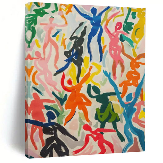 Large-Scale Hand-Painted Abstract Canvas for Bedroom & Living Room LargeART2257