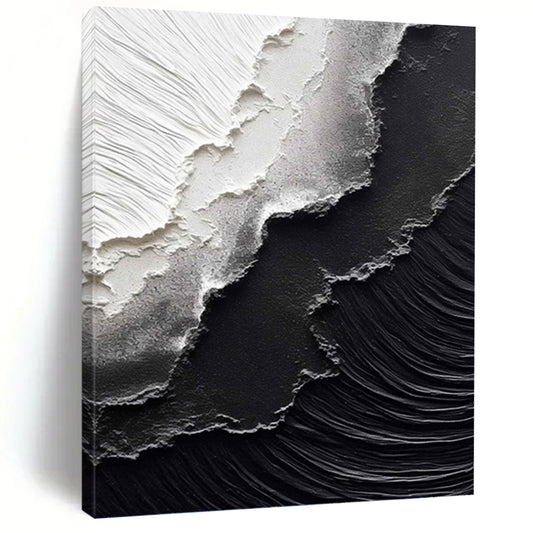 Mega - Sized Hand - Painted Textured Custom Abstract Artwork, for Bedroom and Entryway DKH1475