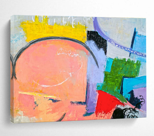Enormous Hand - Painted Abstract Canvas for Bedroom & Dining Room DKH560
