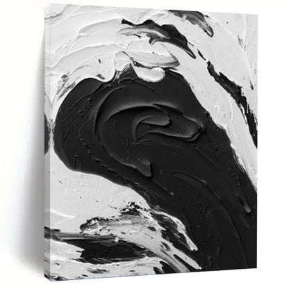 Vertical Hand - Painted Large Abstract Custom Work for Dining Room and Office DKH1679