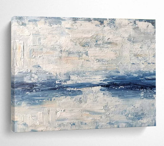 Monumental Original Hand - Applied Textured Abstract Canvas for Statement Walls DKH791