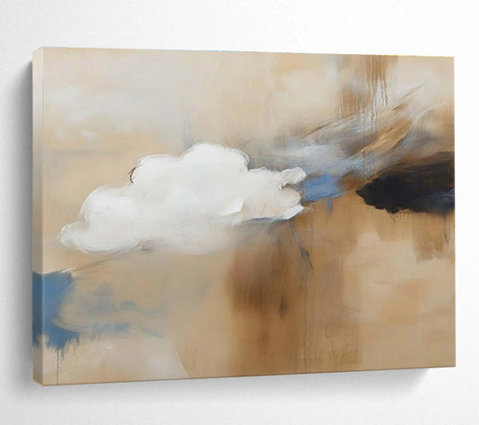 Hand - Crafted Oversized Abstract Painting for Hallway & Bar DKH090