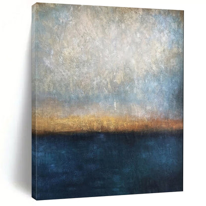 Textured & Rustic Hand-Painted Custom Abstract Painting for Living Room & Hallway LargeART1983