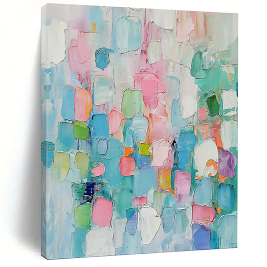 Hand - Rendered Custom Textured Abstract Wall Art for Office & Living Room DKH0997