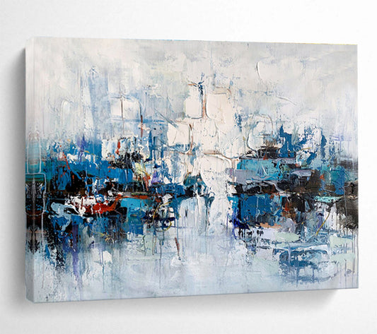 Oversized Abstract Canvas for Living Room & Bar DKH162