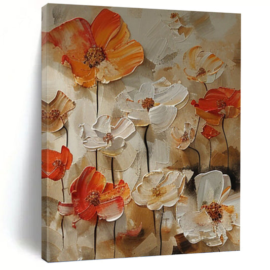 Energetic Hand - Painted Textured Abstract on Canvas for Office & Bedroom DKH1399