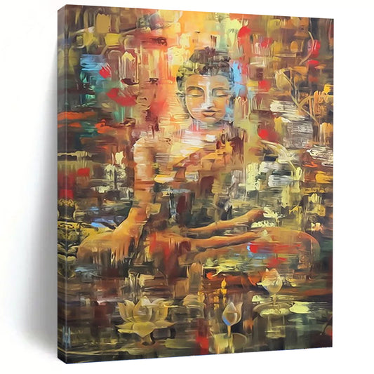 Large Vertical Custom Abstract Hand - Painted Artwork for Living Room and Bar DKH1627