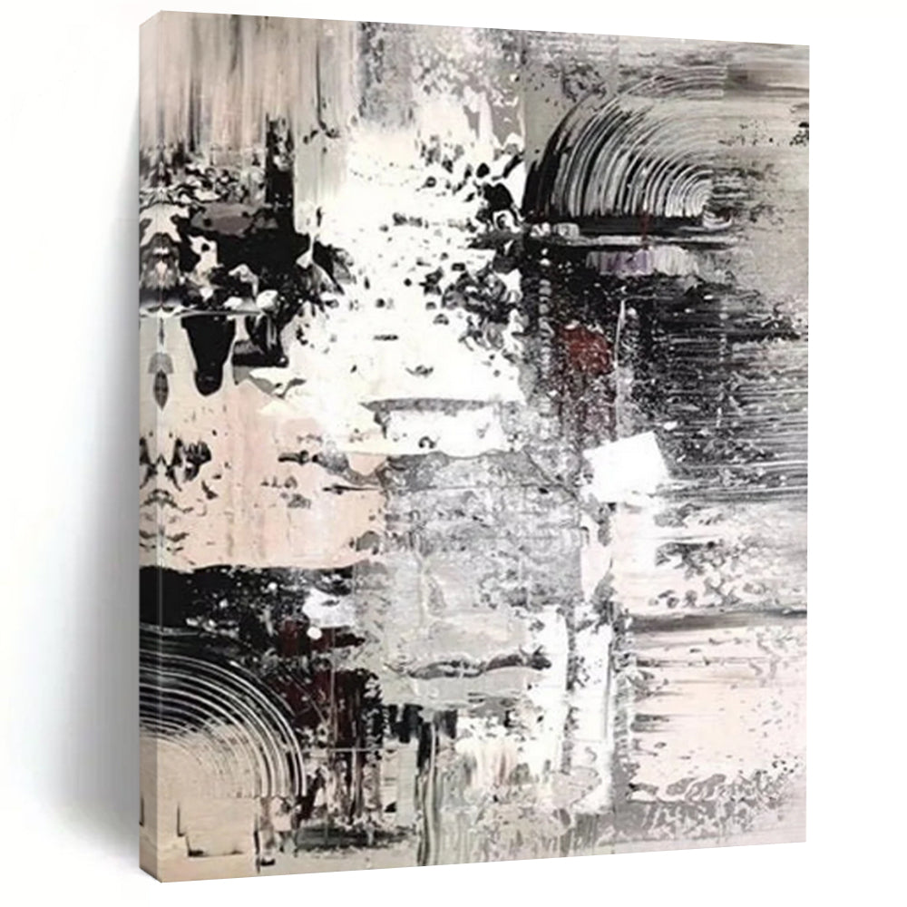 Big-Size Custom Textured Abstract Paintings for Office & Hallway DTP392