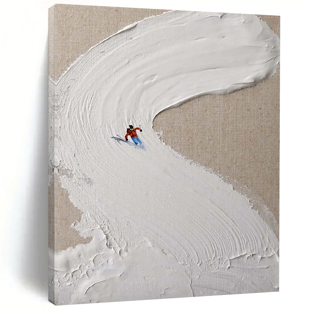 Handmade Big-Scale Abstract Art: Textured Wonders for Bar & Entryway DTP311