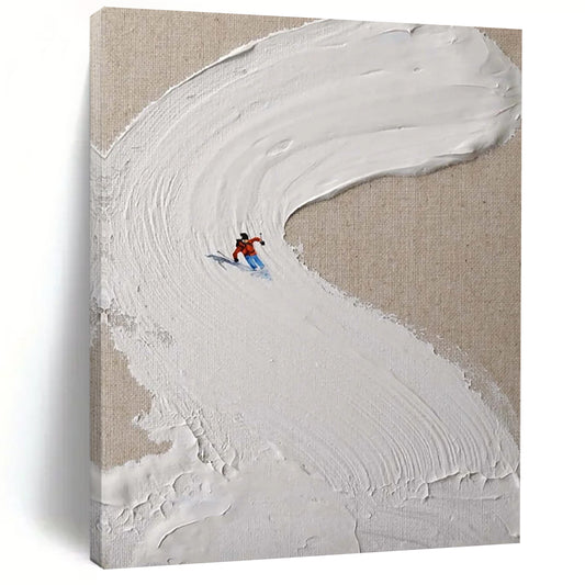 Handmade Big-Scale Abstract Art: Textured Wonders for Bar & Entryway DTP311