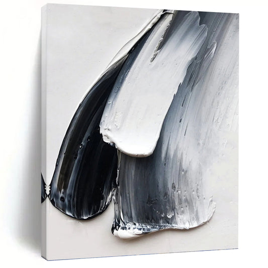 Large Vertical Custom Abstract Hand - Painted Canvas for Bedroom and Entryway DKH1676