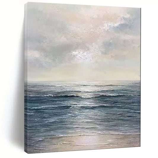 Large-Scale Textured Abstract Wall Art for Living Room & Nursery LargeART2101