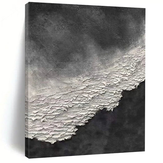 Large Custom Abstract Paintings with Textured Details for Bedroom & Office DTP339