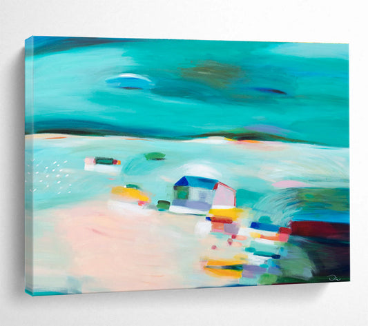 Made - to - Order Abstract Painting for Event Ballroom DKH058