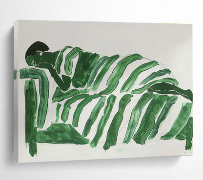 “ Spatial Rhythms” Large - Scale Abstract Canvas for Living Room & Bedroom DKH227