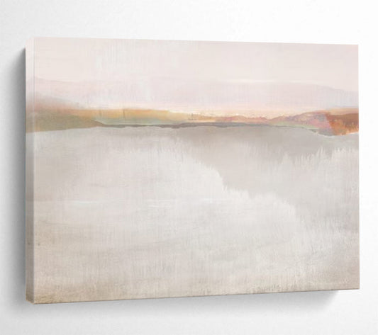 Subtle Horizon Abstract - Elegant Bedroom Wall Art DLZ120