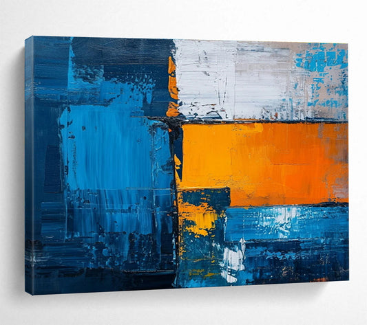 “Elegant Flows” Grand Abstract Wall Decor for Dining Room & Hallway DKH273