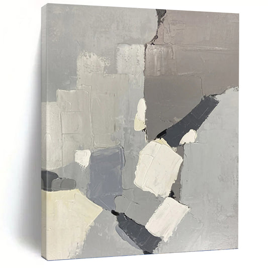 Majestic Vertical Hand - Painted Textured Custom Abstract Epoch for Living Room and Hotel DKH1586