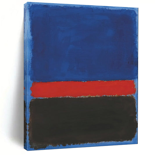 Dramatic & Intense Custom Hand-Painted Abstract Painting for Office & Hotel LargeART1954